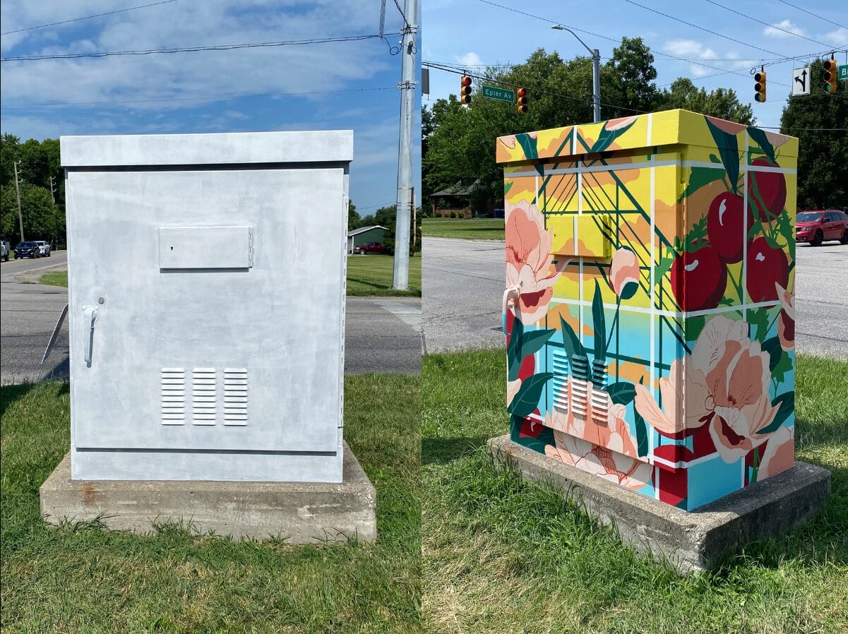 Turn those boring gray signal boxes on street corners into works