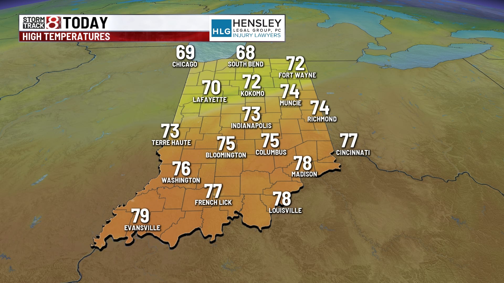 Windy and warm today with rain chances | Nov. 4, 2024 - Indianapolis ...