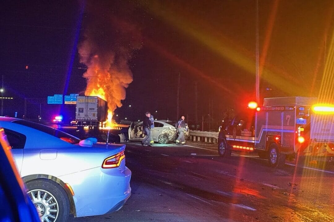 1 dies after car hits stalled vehicle on NB I-65, leading to crash with ...