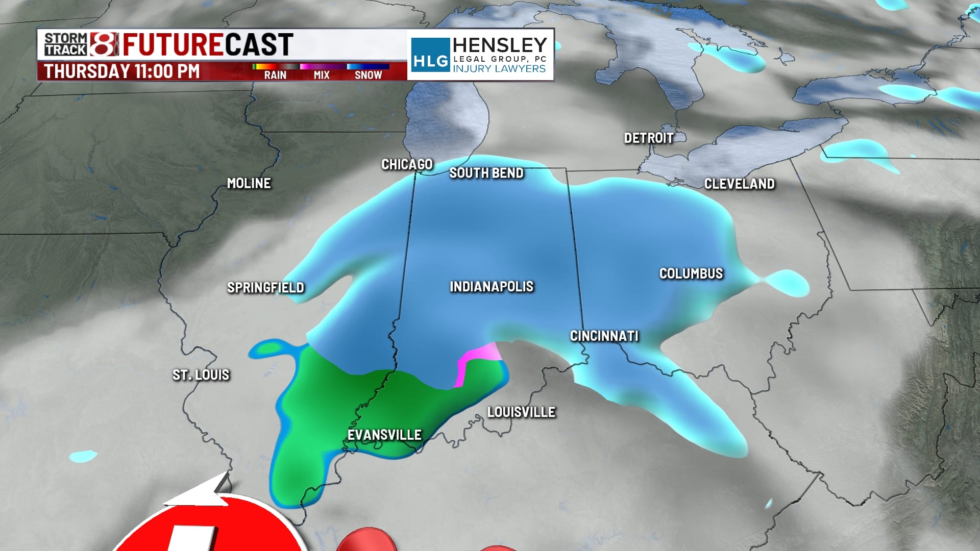 Multiple snow chances and cold into first few days of 2025 | Dec. 31 ...