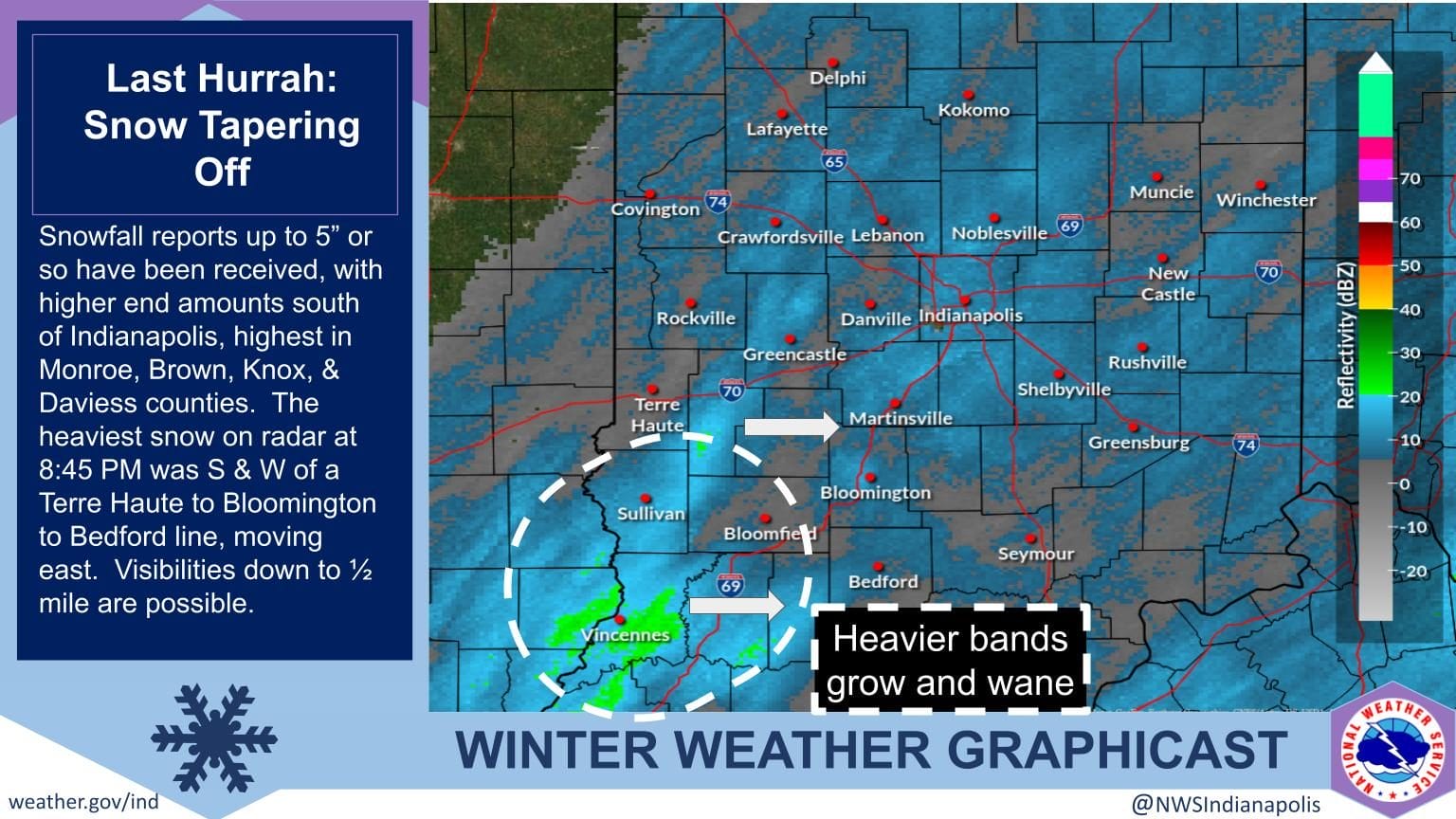 Winter weather advisory and winter storm warning issued in Indiana ...