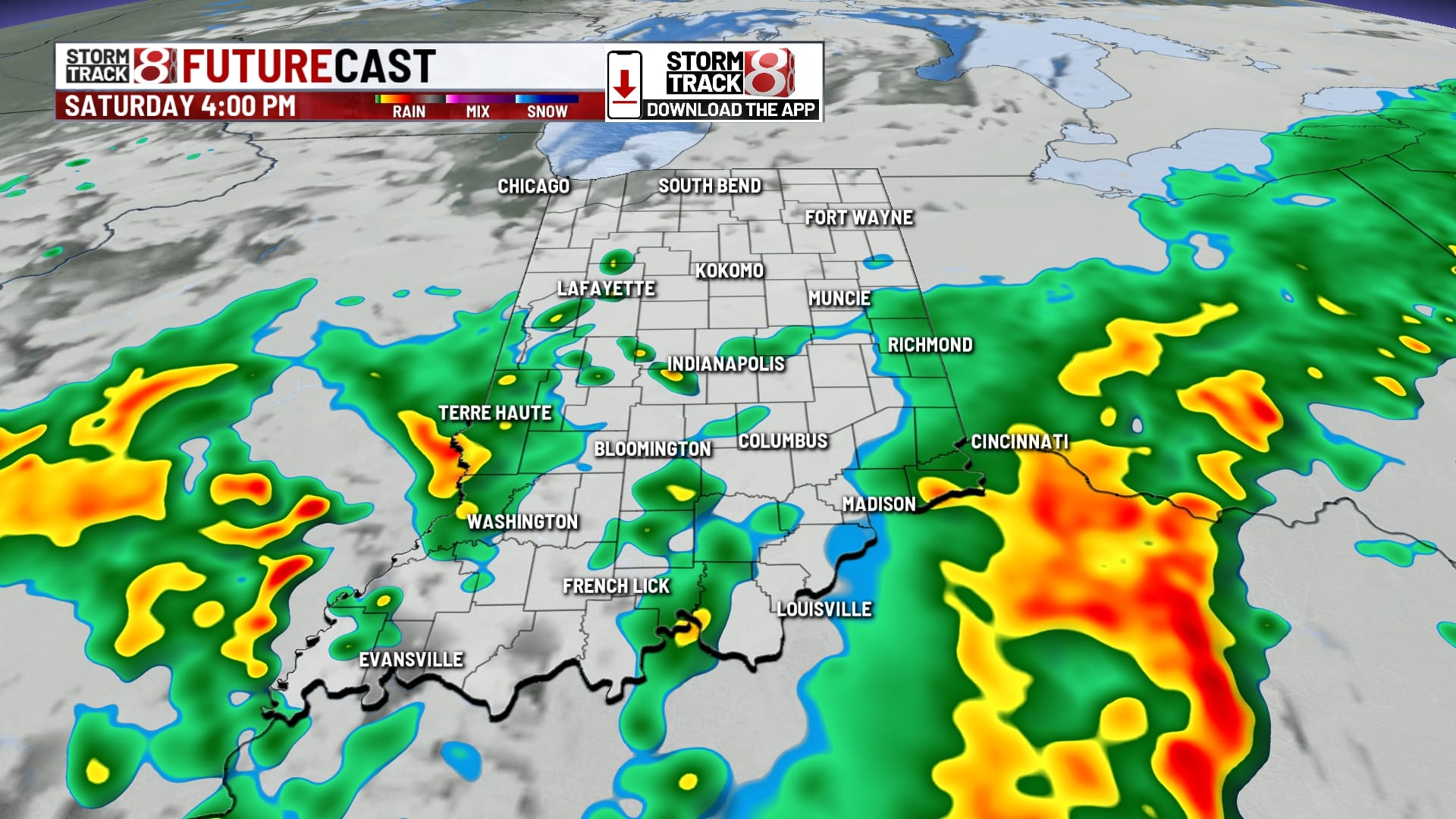 Gloomy weekend with rain chances | May 3, 2025 - Indianapolis News ...