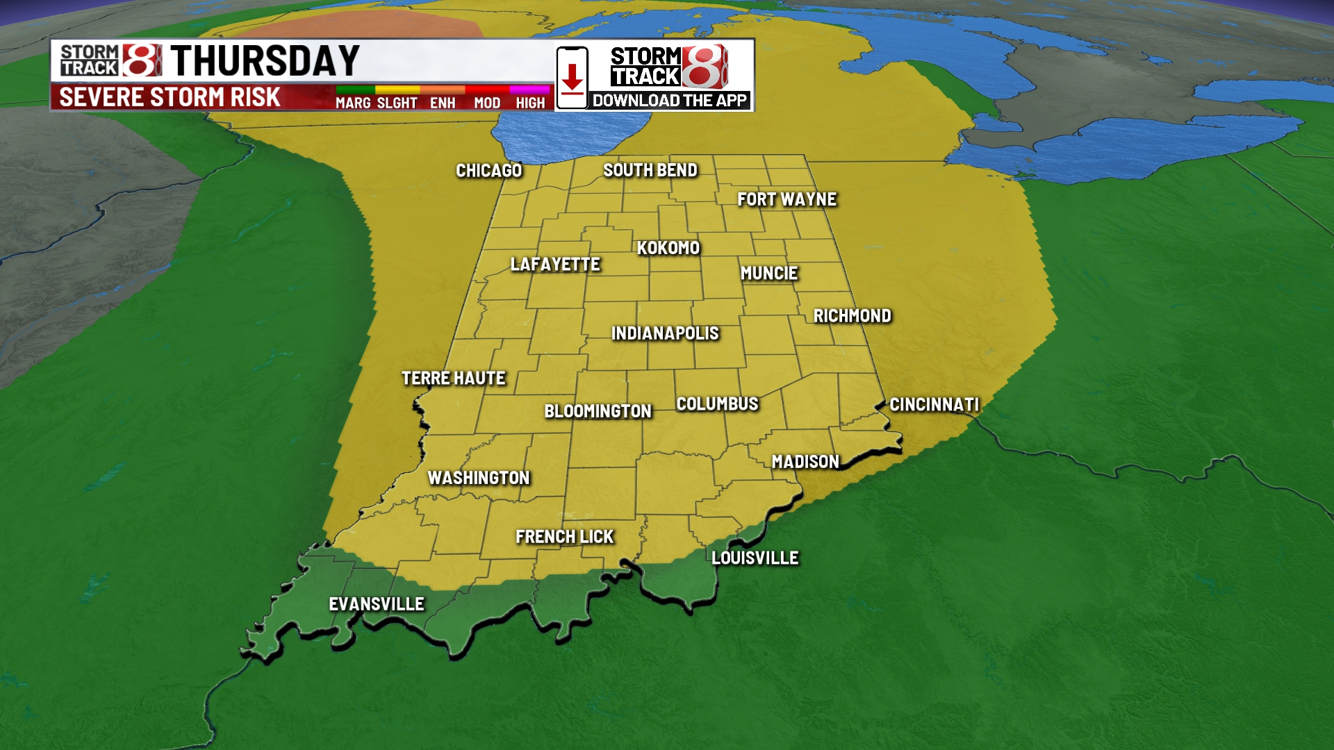 Spotty showers Wednesday, hot and humid Thursday with severe risk | May ...