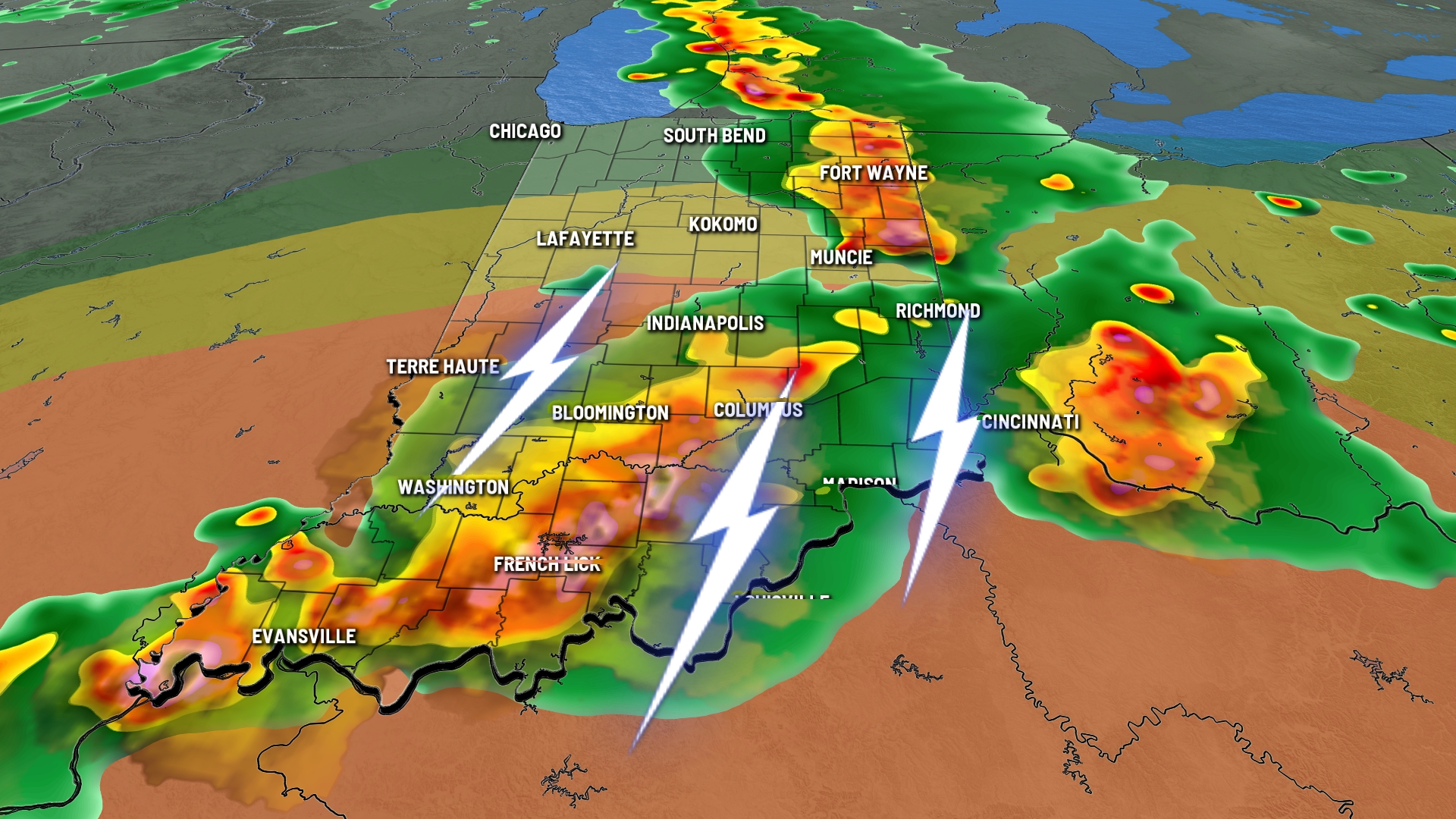 Indianapolis braces for hot weather and potential severe storms ...