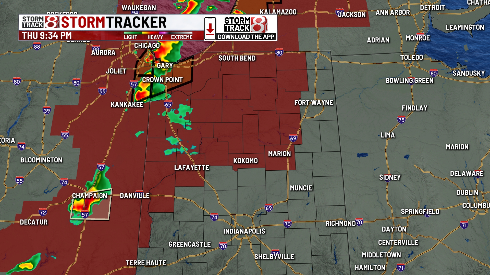Tornado watch until 3 a.m. issued for areas north of Indianapolis ...
