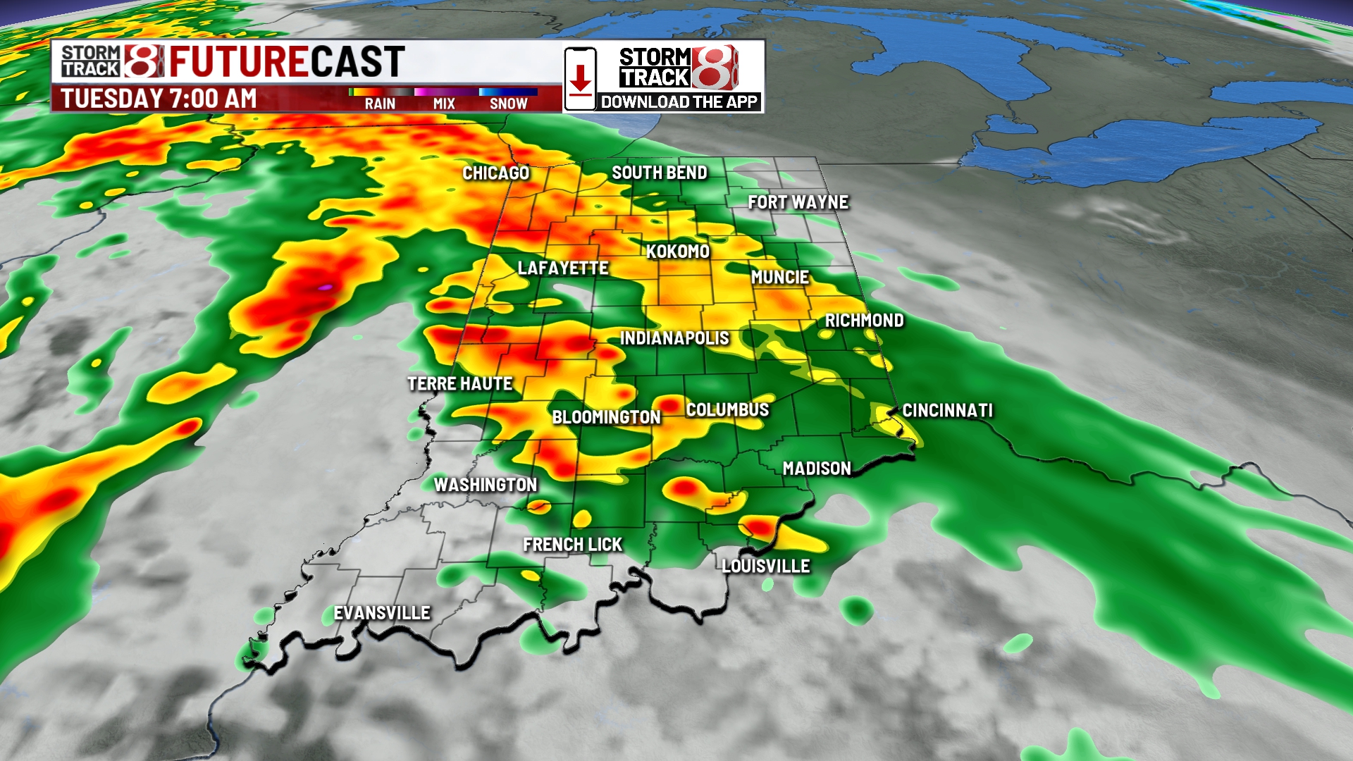 Severe storms and heavy rain to hit Indiana - Indianapolis News ...