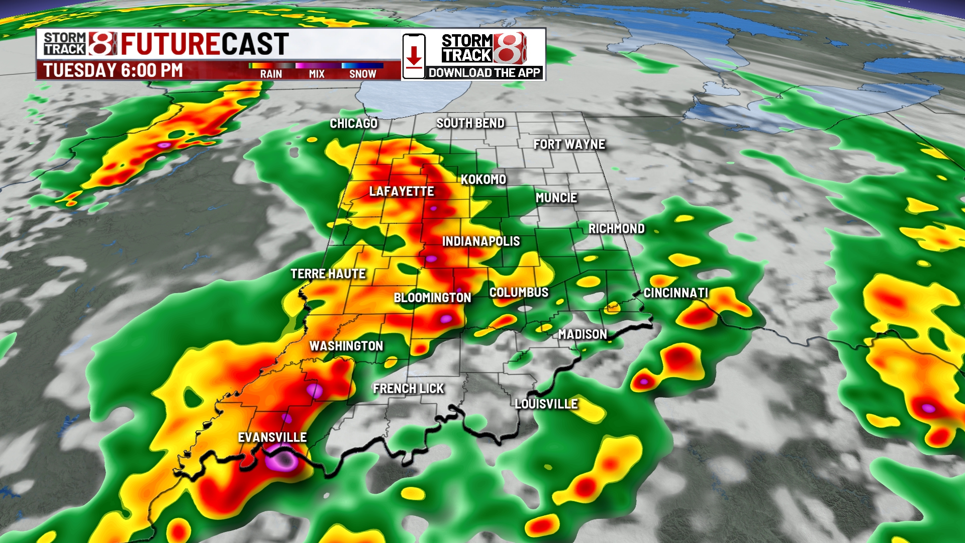 Severe storms and heavy rain to hit Indiana - Indianapolis News ...