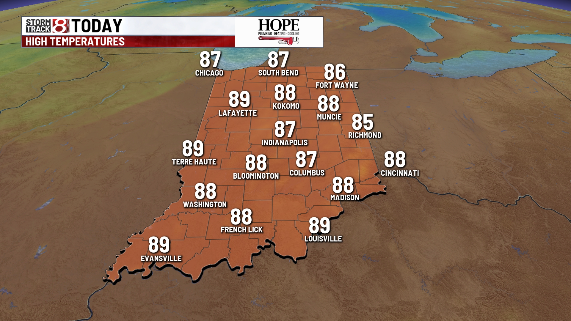 Summer-like temperatures and humidity rise - Indianapolis News ...