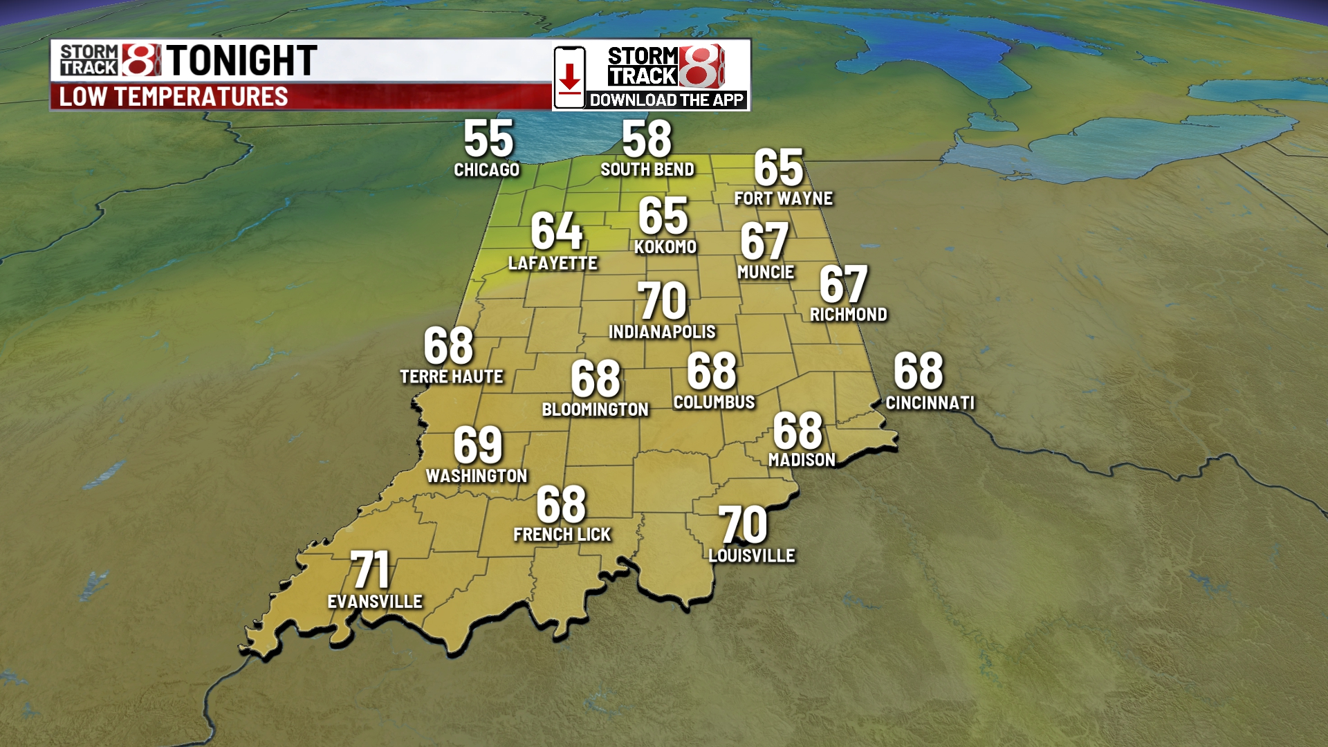 Hazy conditions and thunderstorms to end the week - Indianapolis News ...