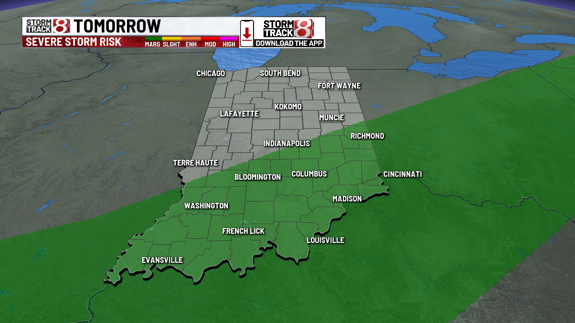 Hazy conditions and thunderstorms to end the week - Indianapolis News ...