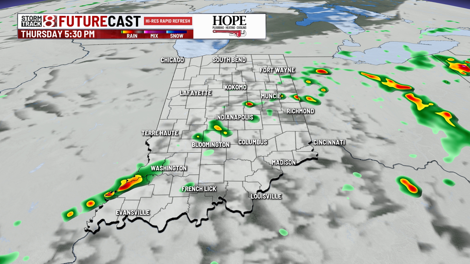 Rain and thunderstorms in Indianapolis this week - Indianapolis News ...