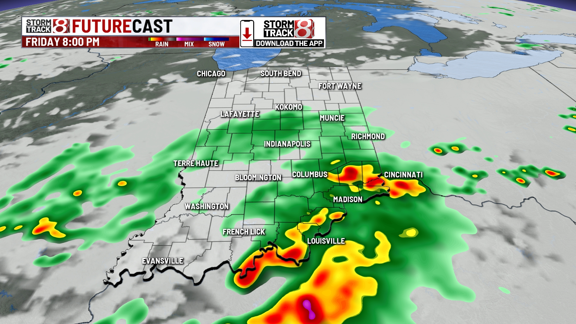 Showers and storms at times this weekend with seasonable temperatures ...
