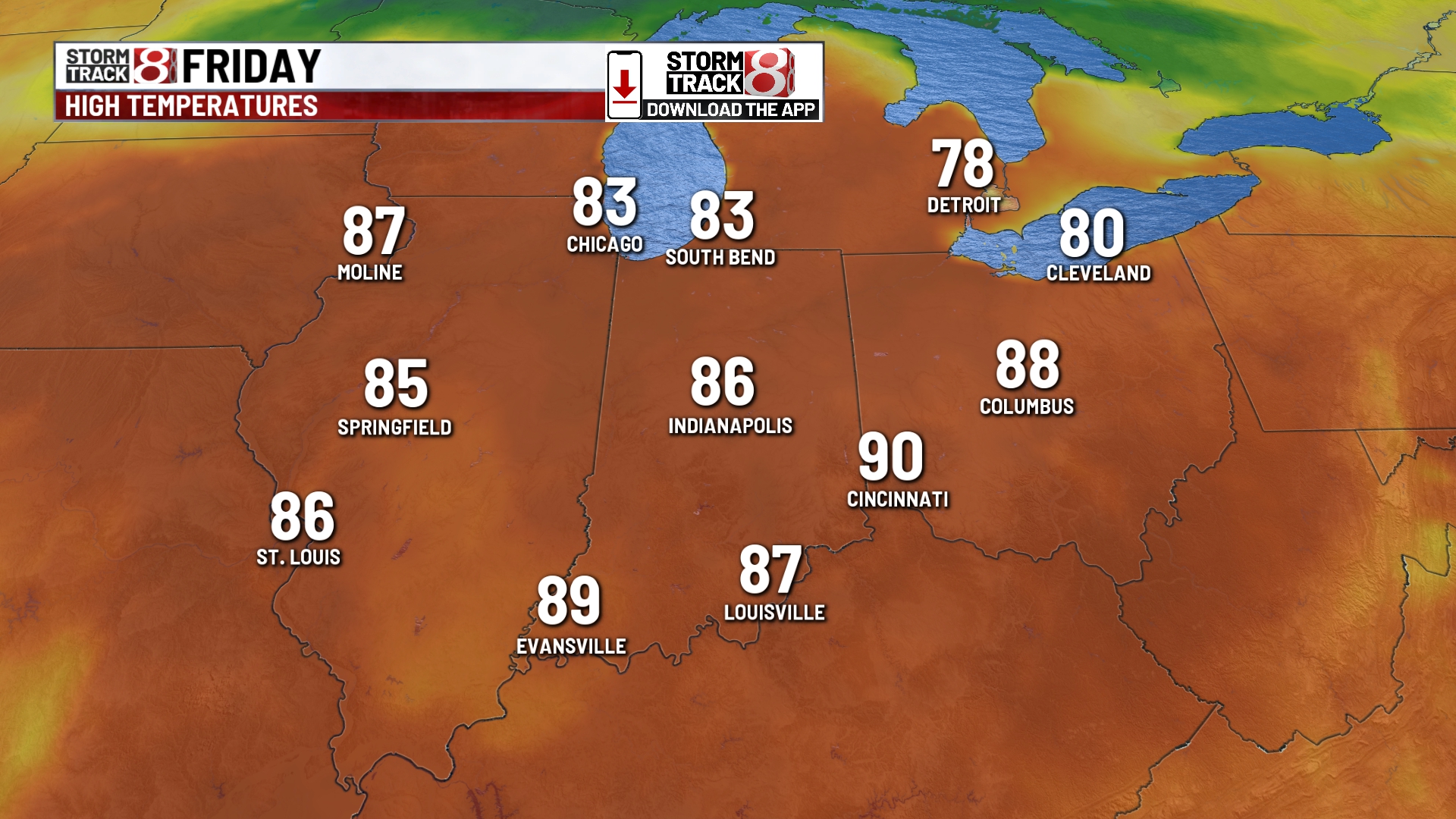 Warmer weather and elevated humidity for the week - Indianapolis News ...