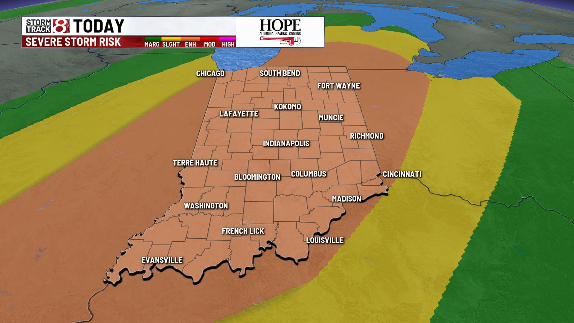 Warm and humid conditions continue into Wednesday - Indianapolis News ...