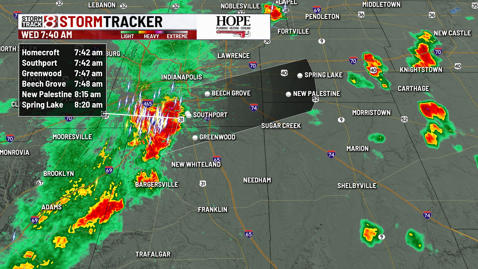 Morning thunderstorms knock out power for 4,000 in central Indiana ...