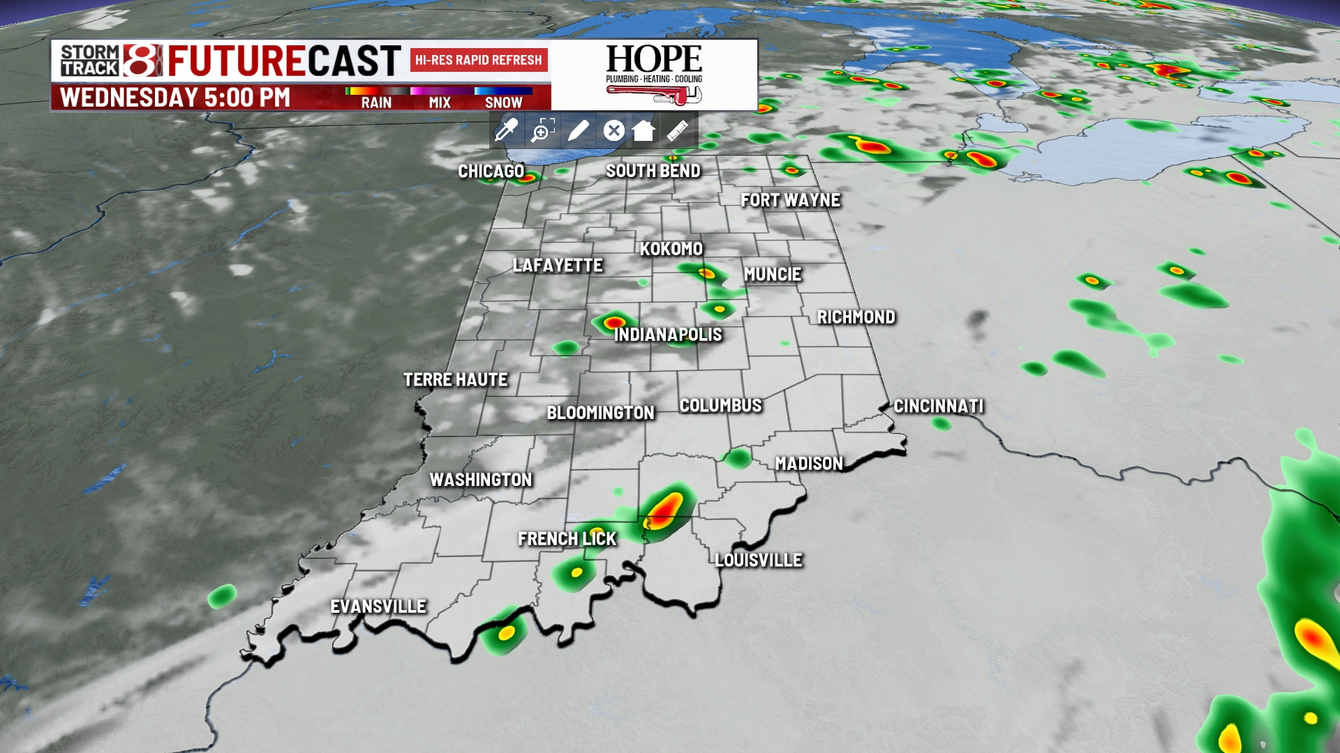 Showers and thunderstorms expected this weekend - Indianapolis News ...
