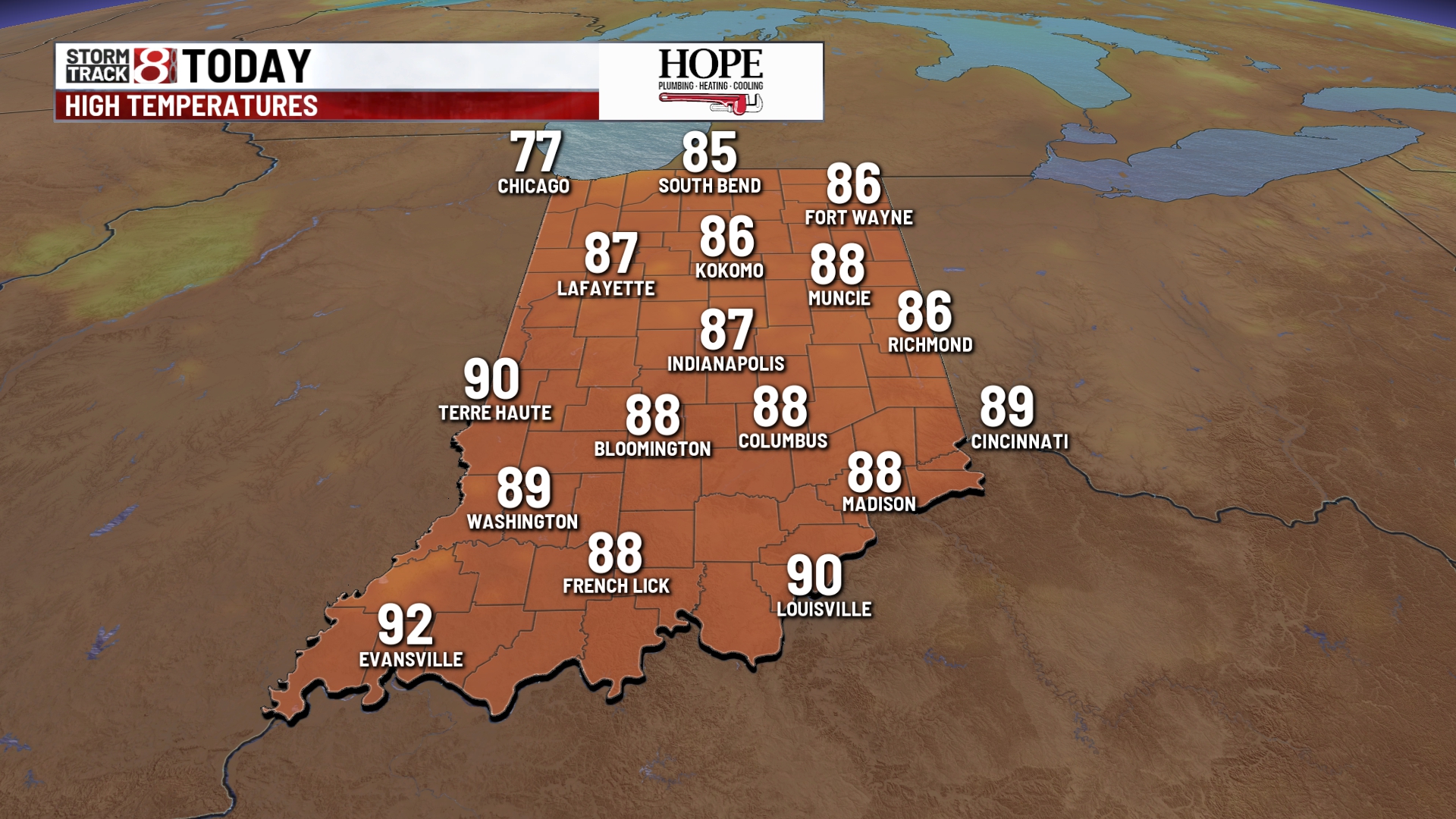 Hot Weather Indiana Humid and hot weather continues into the weekend - Indianapolis News ...