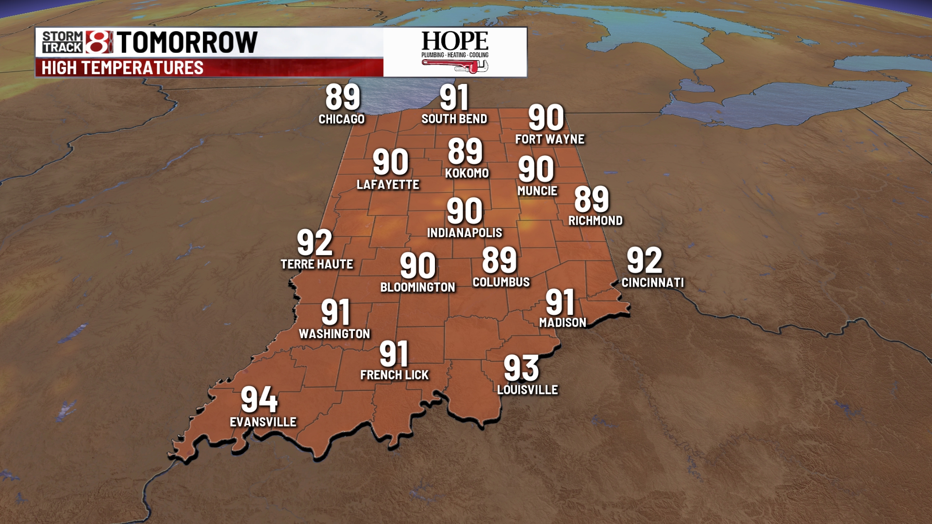 Humid and hot weather continues into the weekend - Indianapolis News ...