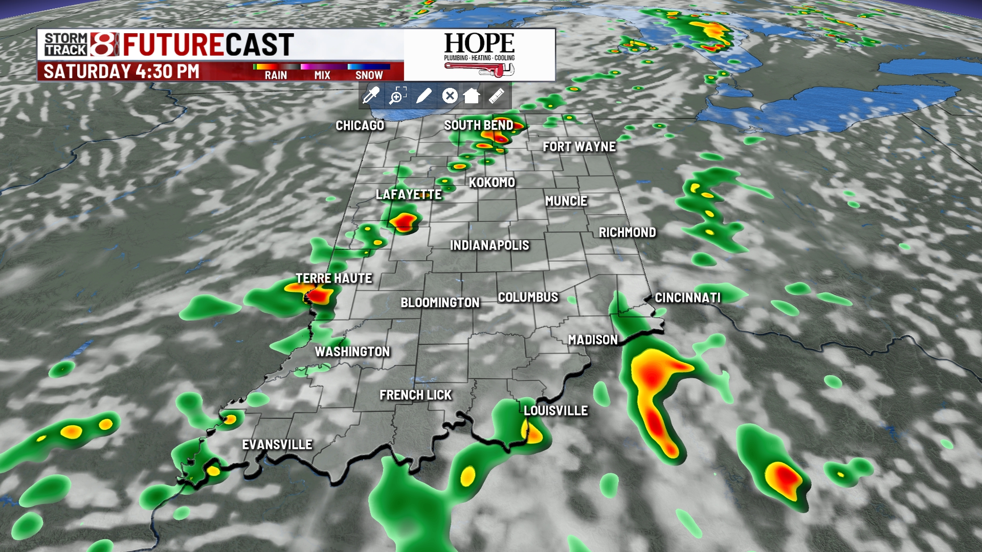 Heat wave continues with showers in the forecast - Indianapolis News ...