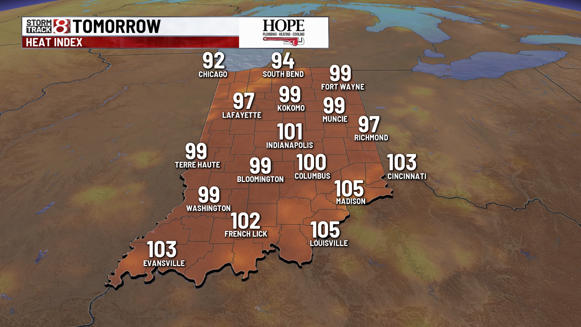 Heat wave continues with showers in the forecast - Indianapolis News ...