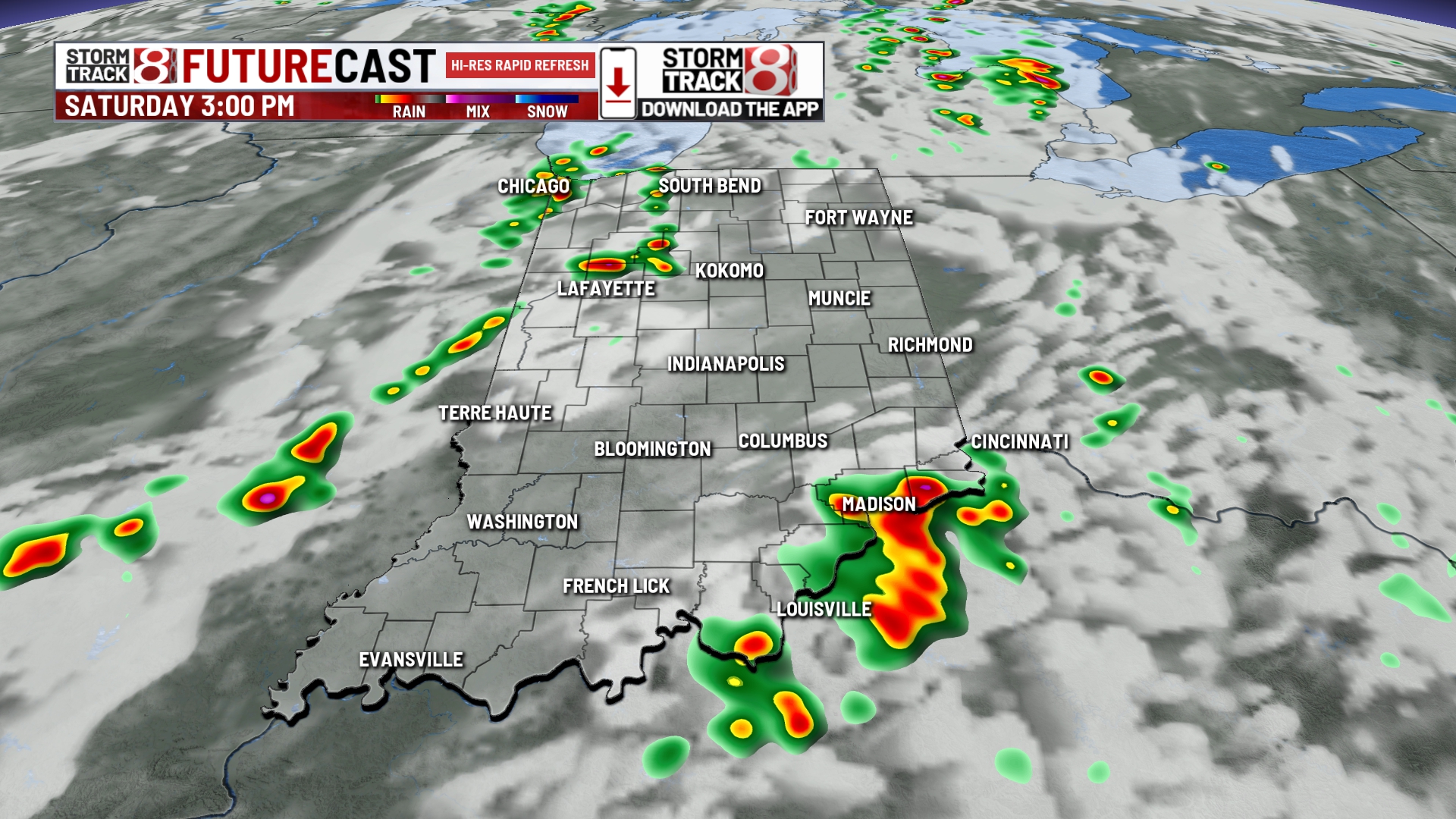 Feeling miserable Saturday with scattered rain and storms expected ...