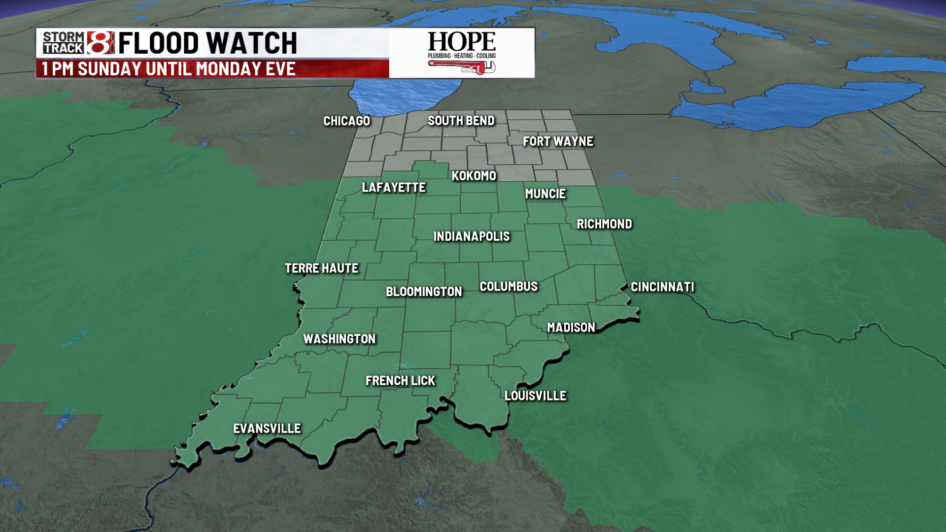 Few strong storms Sunday, flood watch until Monday evening | July 20 ...