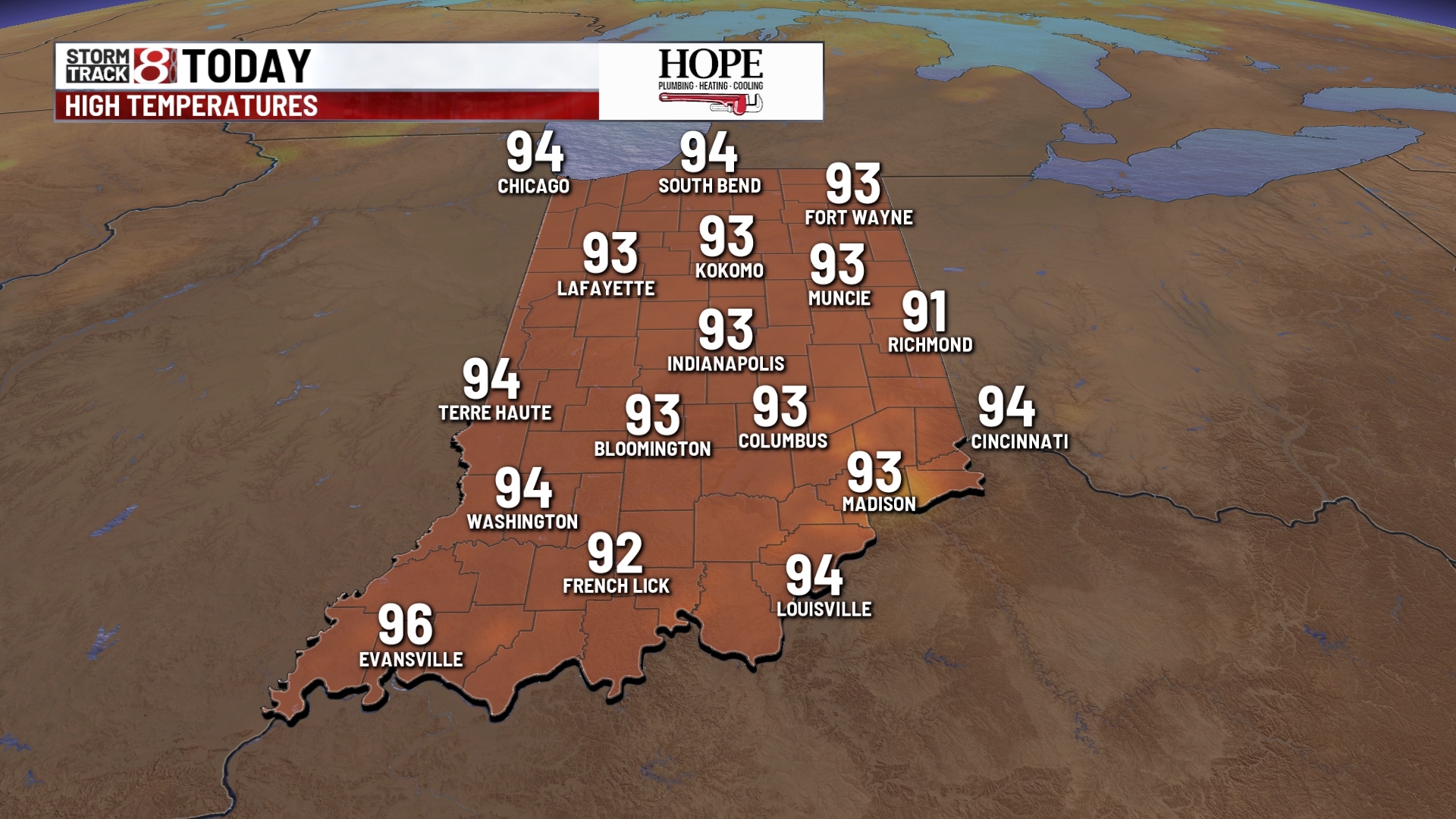 Heat wave and humidity to persist in Indiana - Indianapolis News ...