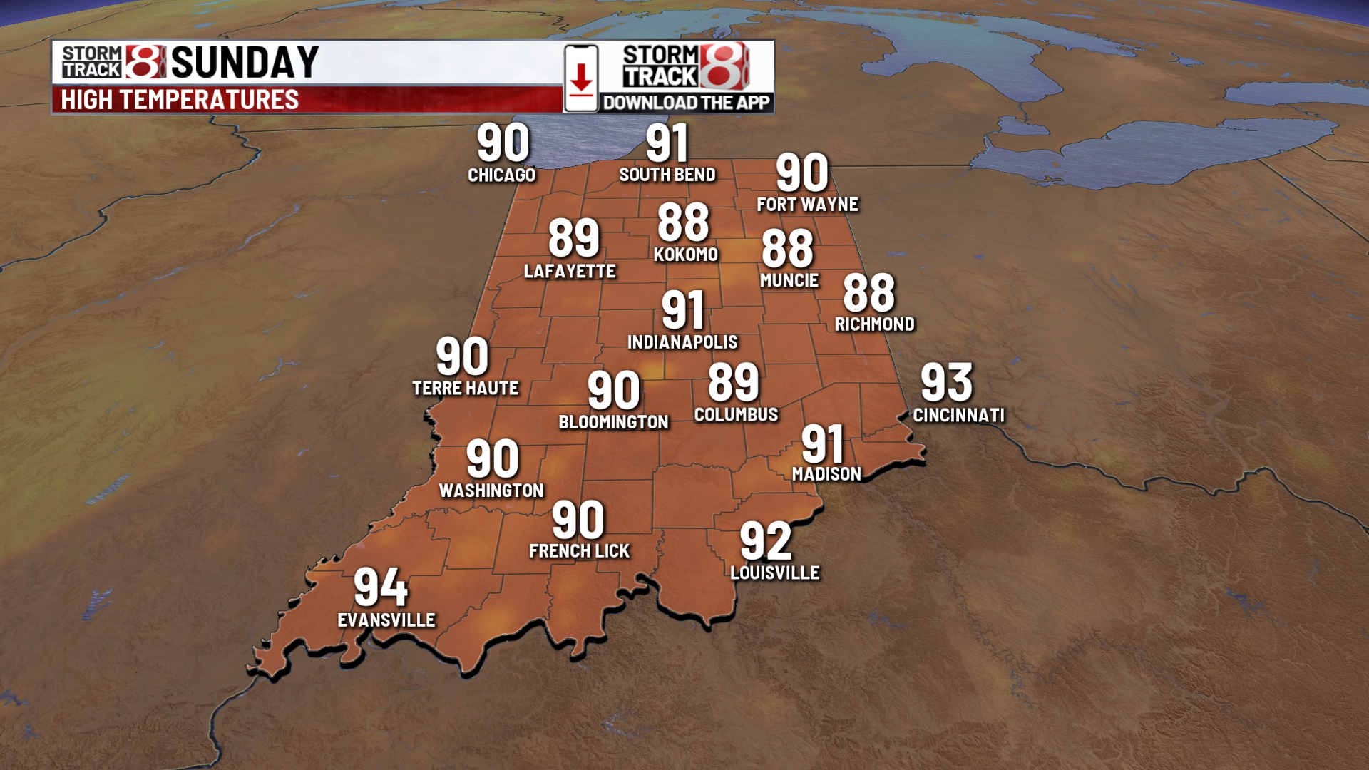 Hot weekend ahead, chance for rain returns next week | Aug. 8, 2025 ...