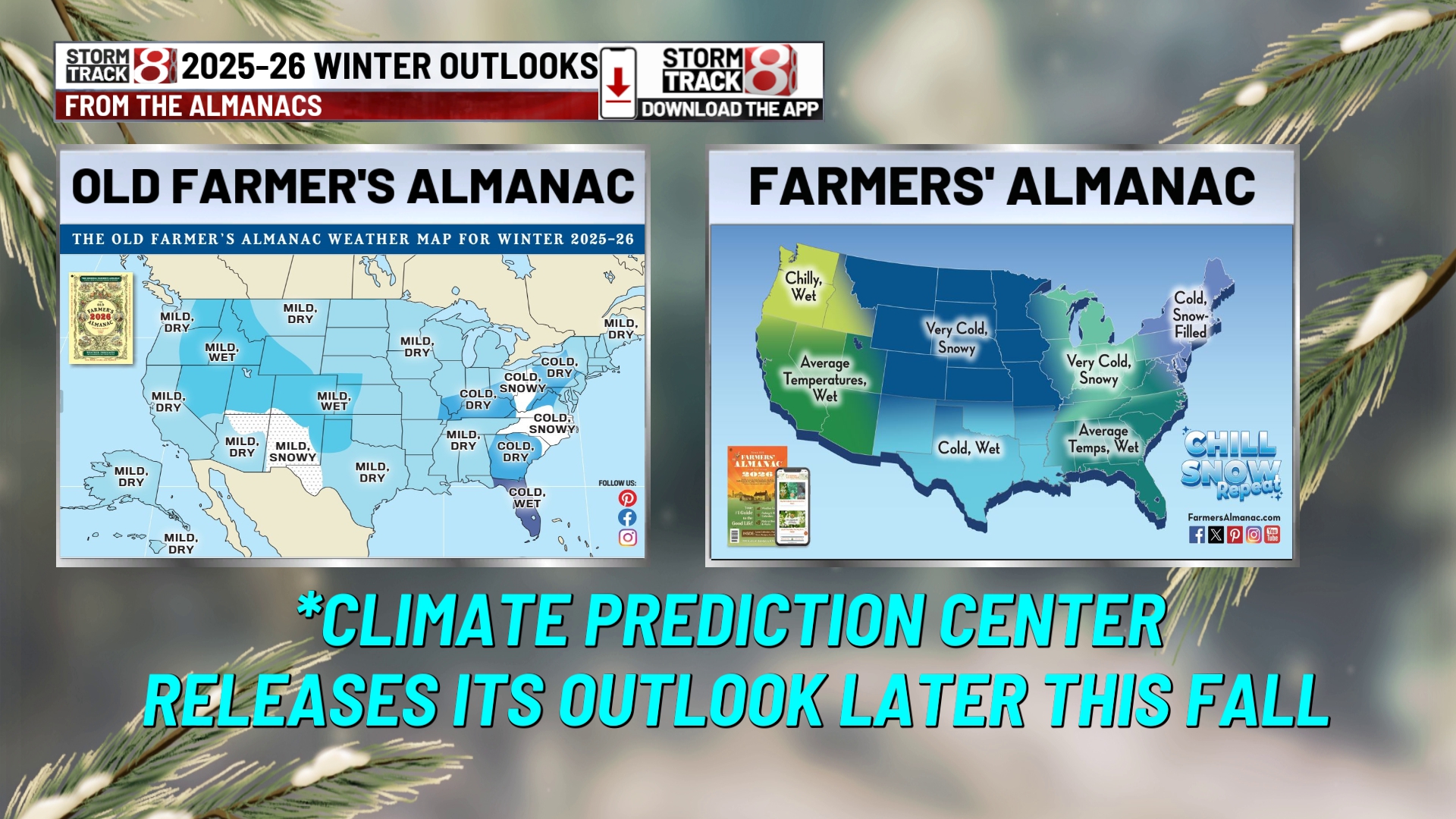 Old Farmer's Almanac releases 2025-26 winter outlook - Indianapolis ...