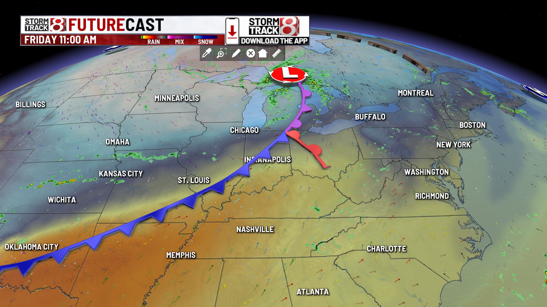 Weather update: Cold front brings cooler temperatures - Indianapolis ...