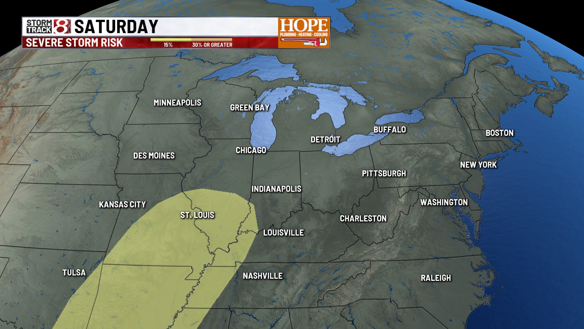 Sunny Tuesday, system this weekend brings rain/storms | Oct. 14, 2025 ...