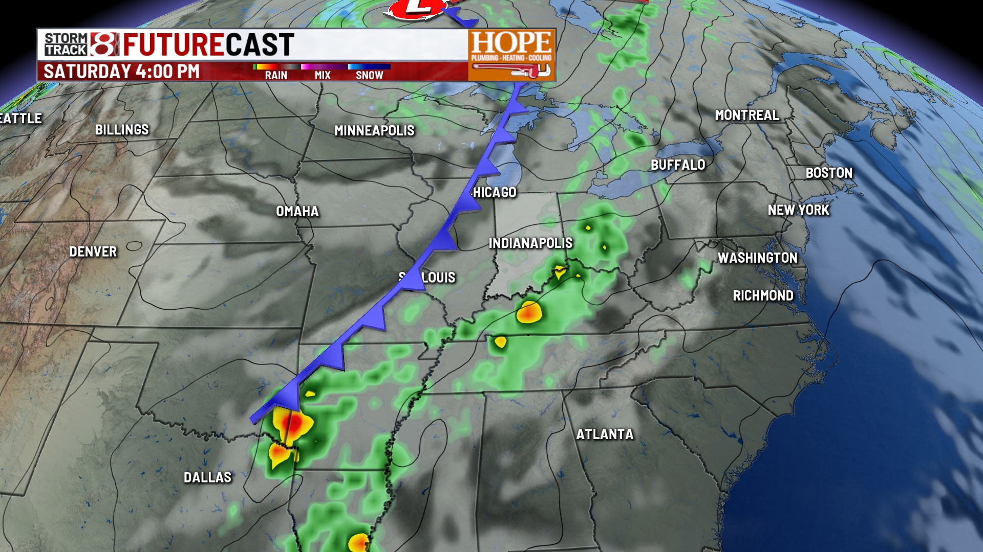 Sunny Tuesday, system this weekend brings rain/storms | Oct. 14, 2025 ...