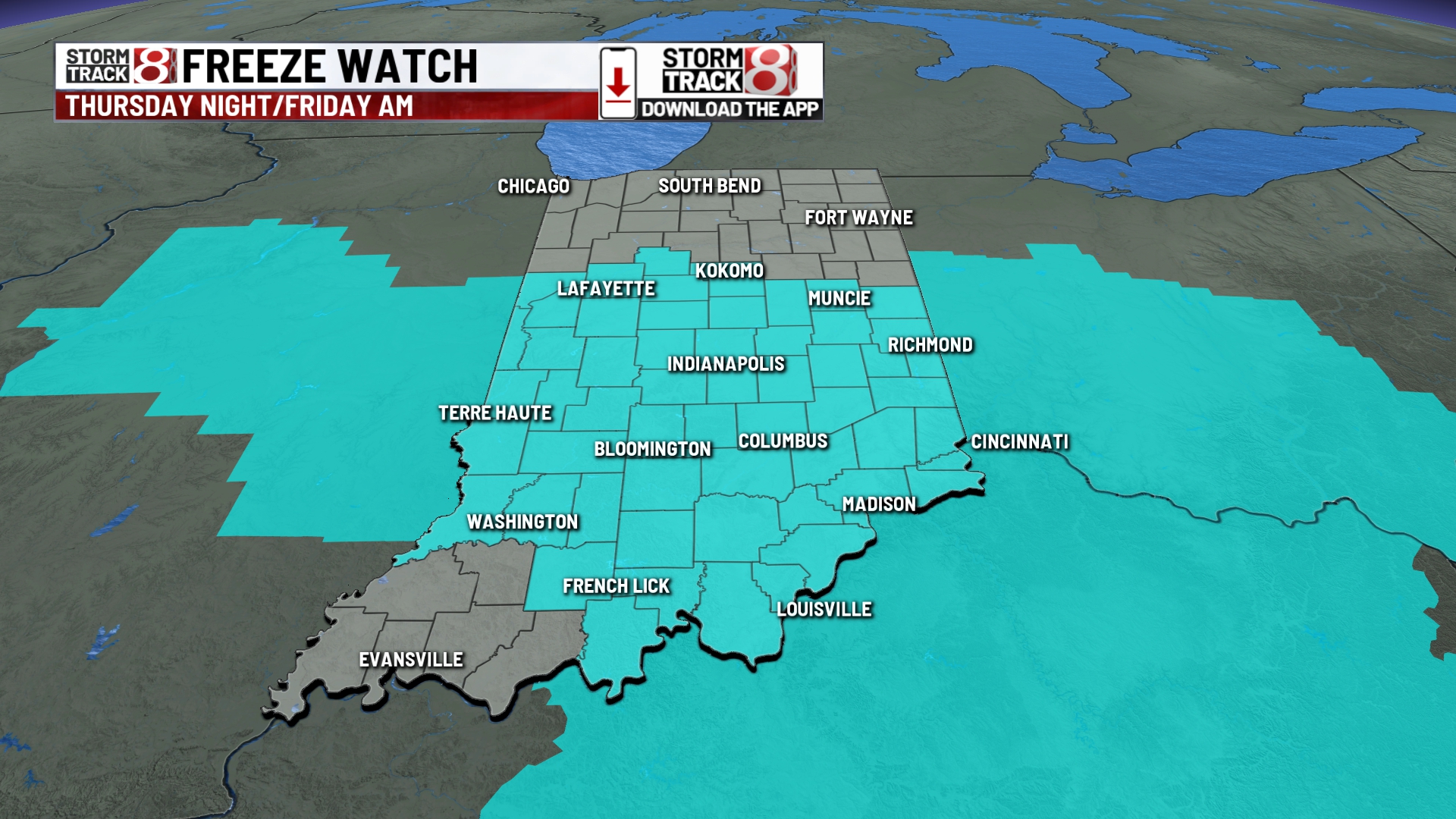 Risk for frost and freeze late week | Oct. 22, 2025 - Indianapolis News ...