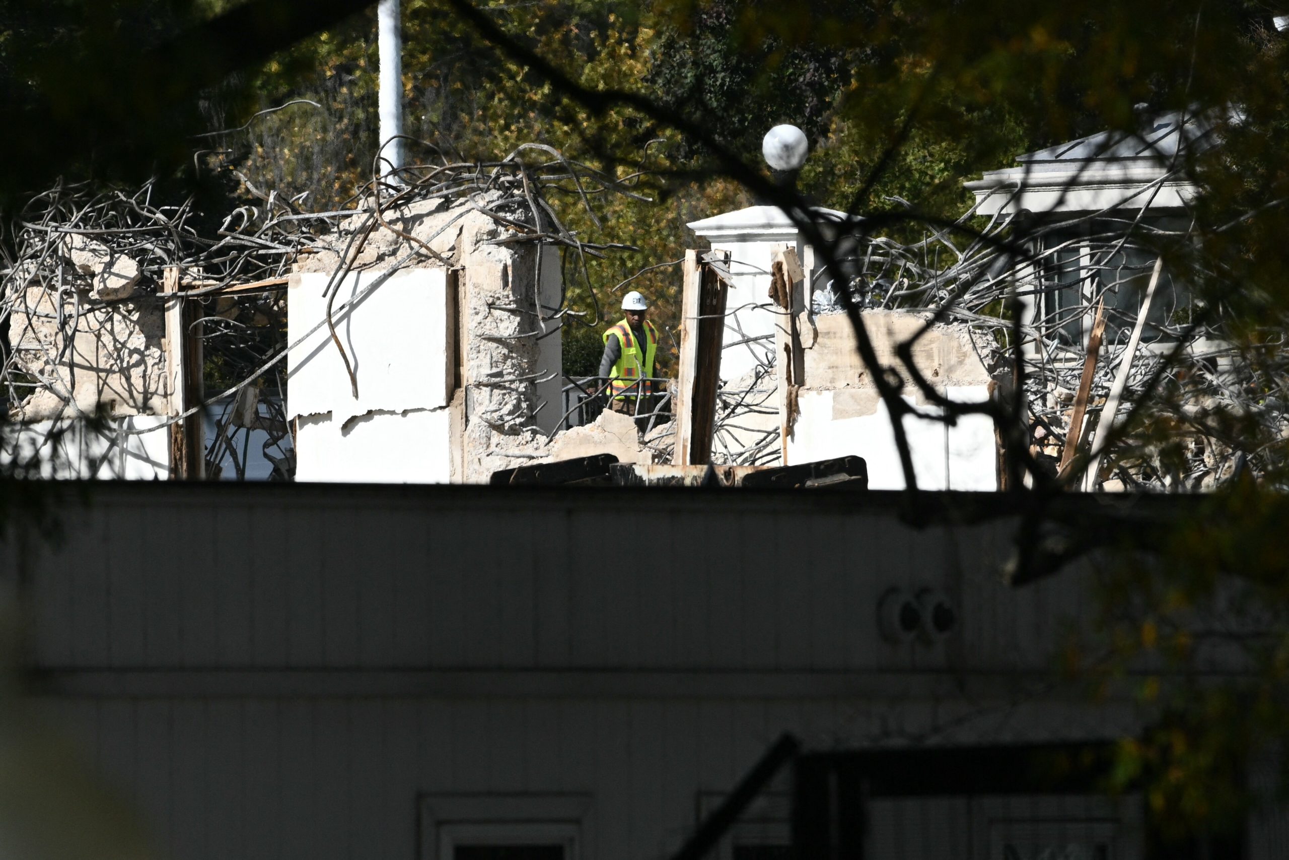 Entirety of White House East Wing, including its colonnade, torn down ...