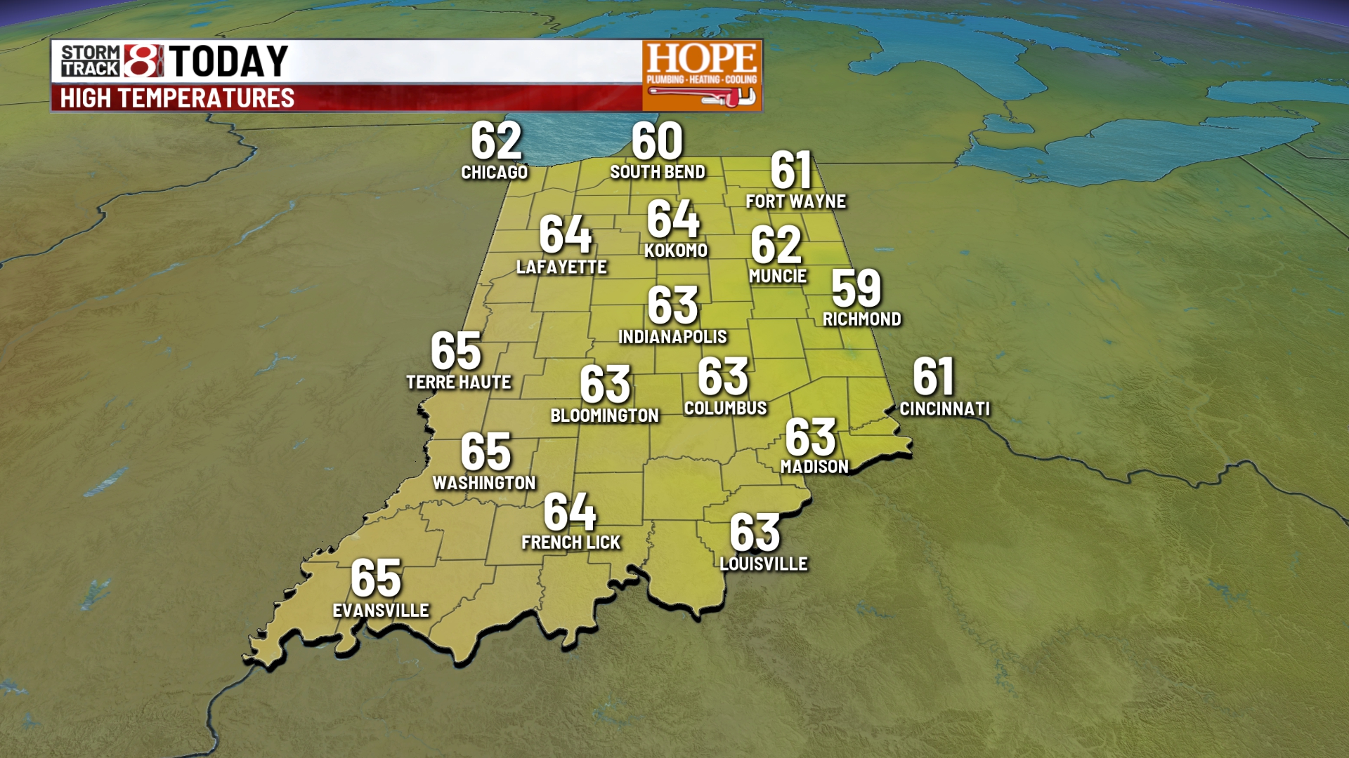 Warm and windy Wednesday, cooler weekend ahead - Indianapolis News ...