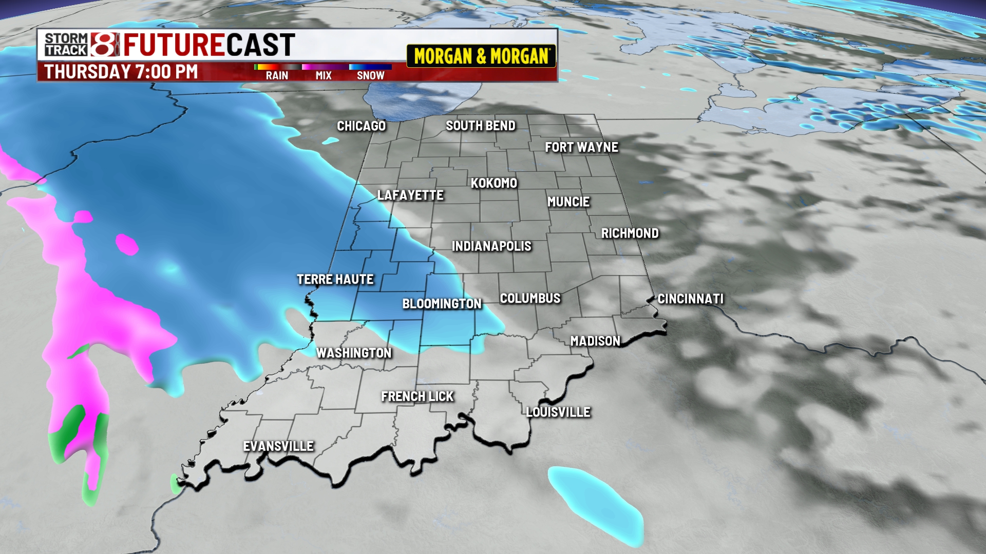 Tracking accumulating snow Thursday night, more snow and arctic air by ...