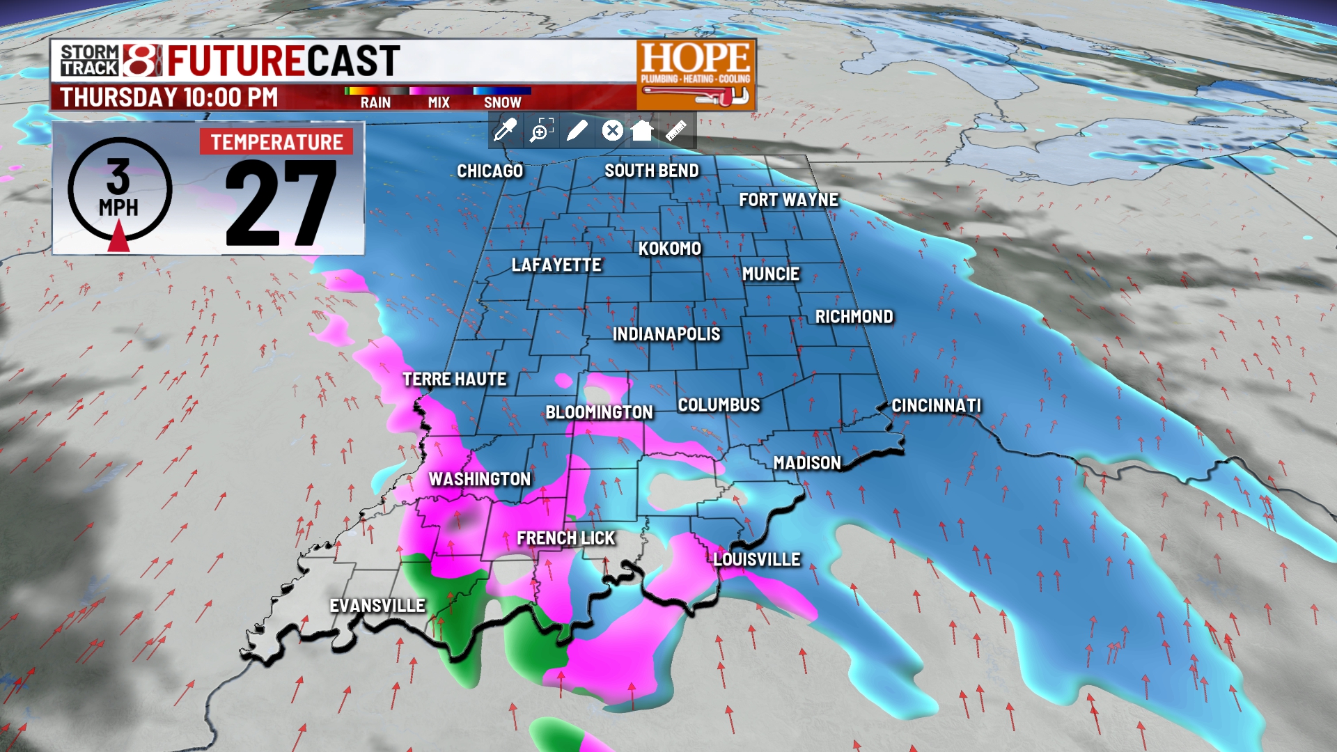 Central Indiana braces for snow and extreme cold - Indianapolis News ...