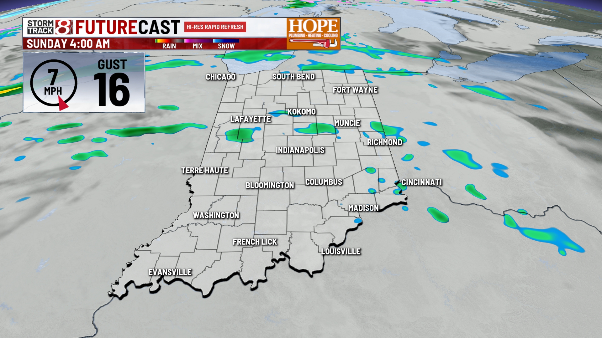 Record high possible Sunday followed by showers and storms | Dec. 27 ...
